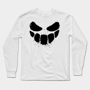 Scary Face Halloween Long Sleeve T-Shirt